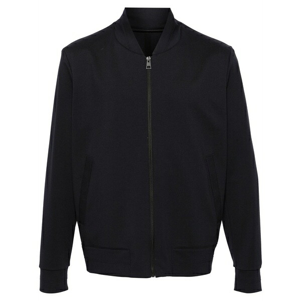 ハリスワーフロンドン メンズ ジャケット&ブルゾン アウター Stretch-jersey bomber jacket Blue|asty