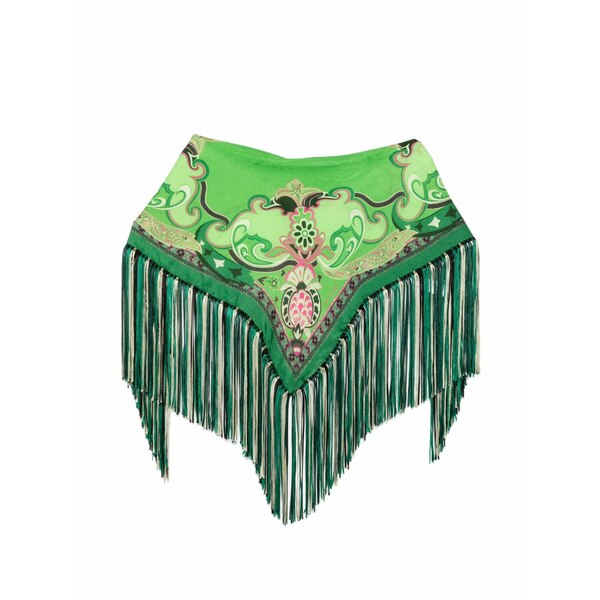 エトロ レディース えり巻き・袈裟・えり巻き 付属物 Fringe scarf Green