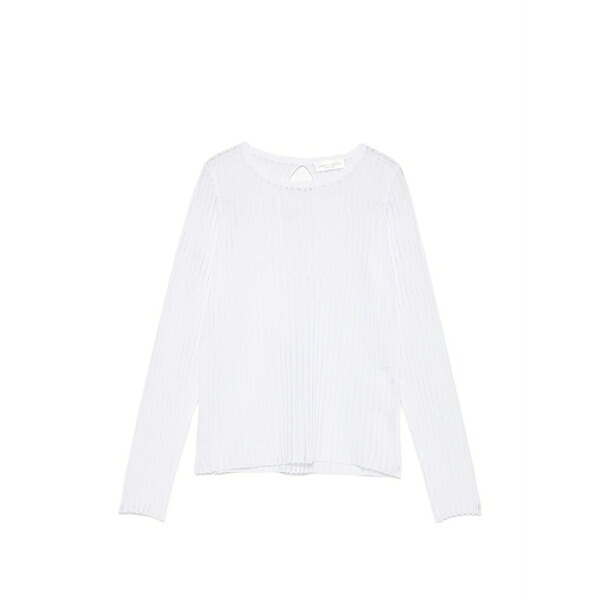 ロベルトコリーナ レディース ニット&セーター アウター Ribbed-knit sweater White｜asty 41,470円