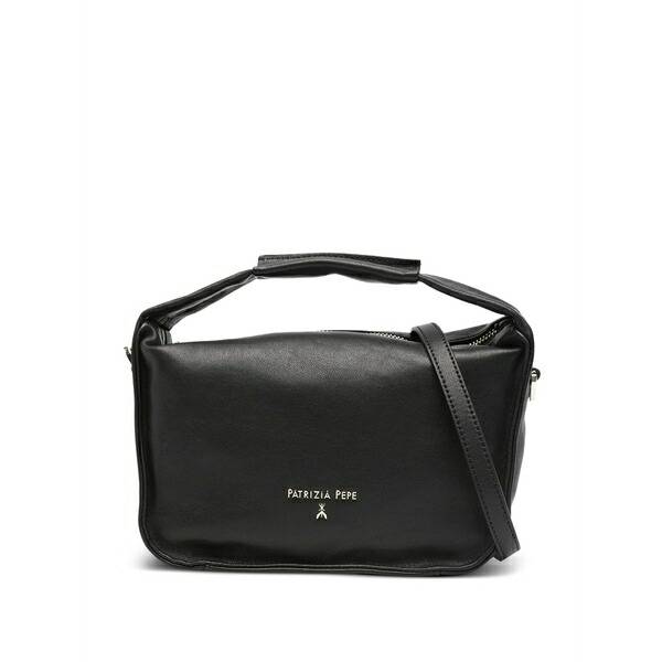 パトリツィア ペペ レディース トートバッグ バッグ Small contemporary hobo leather tote bag Black|asty