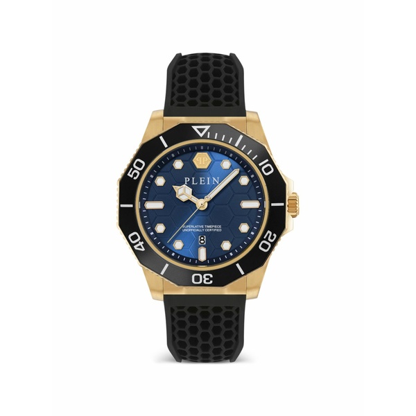 フィリッププレイン メンズ 腕時計 アクセサリー Aquastorm 44mm watch Blue｜asty