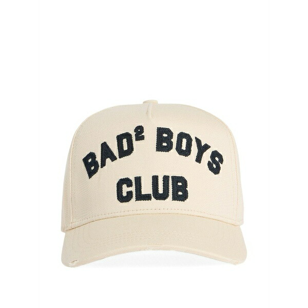 ディースクエアード メンズ かぶり笠 付属品 Text-embroidered baseball cap Neutrals