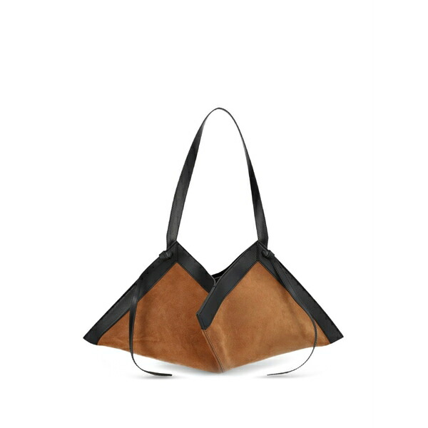 ユゼフィ レディース ショルダーバッグ バッグ Wonton suede shoulder bag Brown｜asty