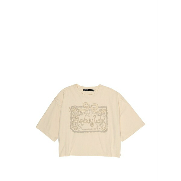 ビンバ イ ローラ レディース Tシャツ トップス Graphic-print t-shirt Neutrals|asty