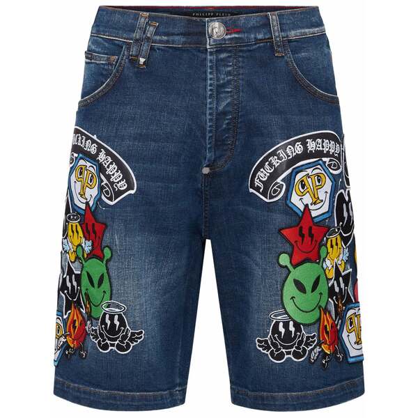 フィリッププレイン メンズ カジュアルパンツ ボトムス Fermentera shorts Blue|asty