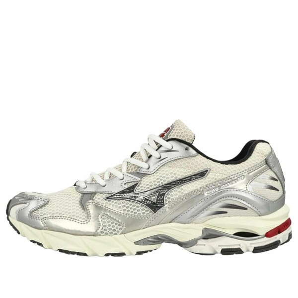 Mizuno ミズノ メンズ スニーカー 【Mizuno Wave Rider 10 \u0027White Black Rythmic Red\u0027 D1GA243111】  大いさ US_7(25.0糎) 靴-スニーカー