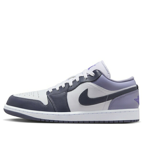 Jordan ジョーダン メンズ スニーカー 【Air Jordan 1 Low \u0027White Purple\u0027 553558-145】  大いさ US_M_18 靴-メンズ靴-スニーカー