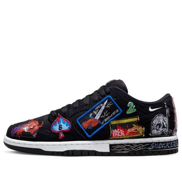 Nike ナイキ メンズ スニーカー ダンク 【Nike x Neckface SB Dunk Low Pro \u0027Black\u0027 DQ4488-001】  大きさ US_9.5(27.5糎)