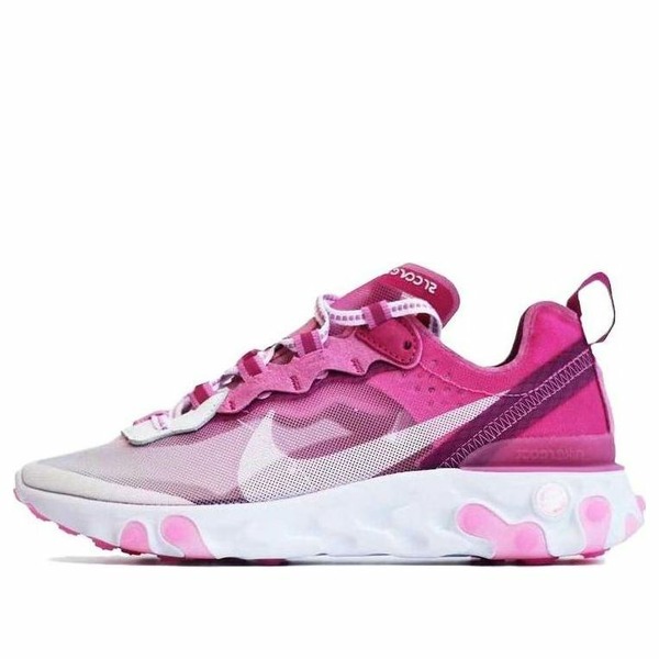 Nike ナイキ メンズ スニーカー 【Nike React Element 87 x Sneaker Room 'Breast Cancer Awareness White' CQ4337-100】 サイズ US_6.5(24.5cm)|asty