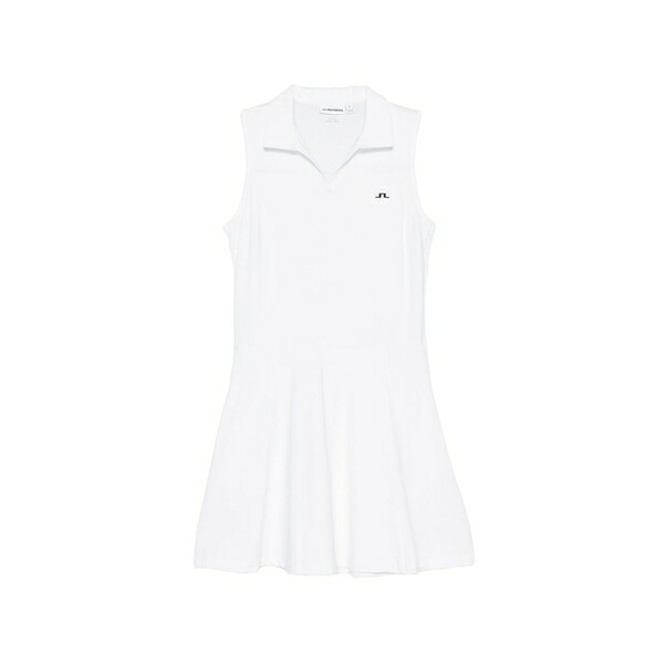 ジェイ リンドバーグ レディース 心地よいズボン下 ボトムス Polo-collar maxi dress White