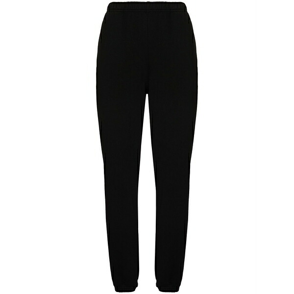 レスティエン レディース 心地好いズボン下 ボトムス Tapered cotton track pants Black