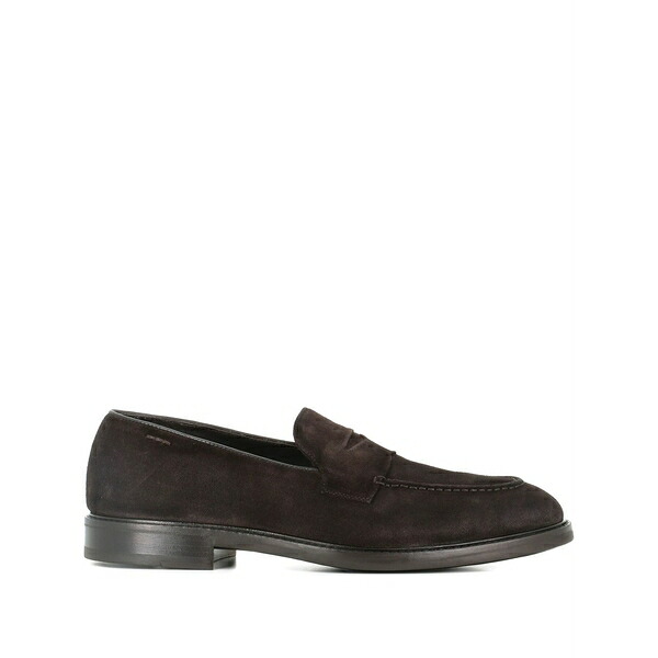 アレクサンダー オット メンズ スリッポン・ローファー シューズ Penny suede loafers Brown