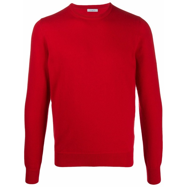 マロ メンズ 編み物\u0026ティーシャツ アウター Crew-neck sweater Red