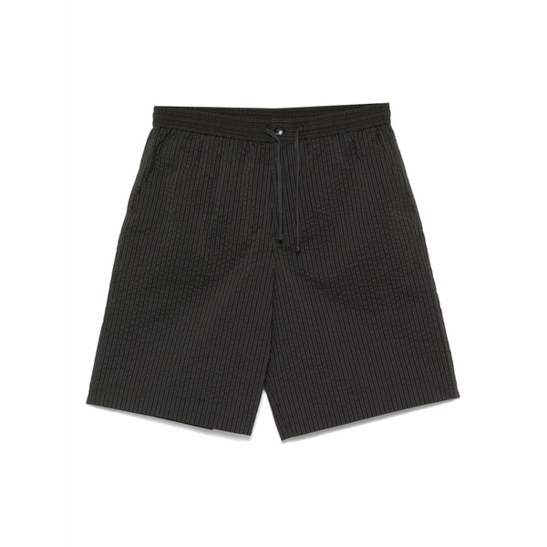 メゾン キツネ メンズ カジュアルパンツ ボトムス Elasticated bermuda shorts Green|asty