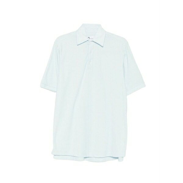 ドッピアアー メンズ スポーツシャツ トップス Short-sleeve polo shirt Blue