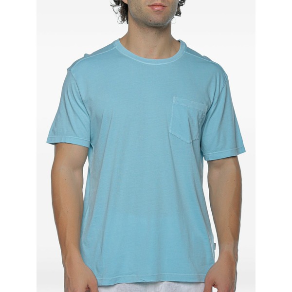 エコアルフ メンズ ティーシャツ トップス Alma pocket t-shirt Blue