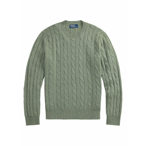 ラルフローレン メンズ 編み物\u0026スウェーター アウター Cable-knit sweater Green