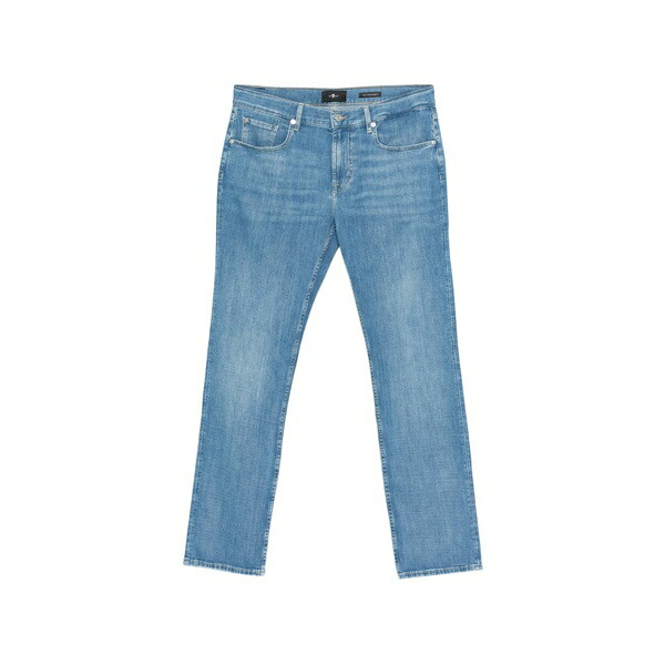 7フォーオールマンカインド メンズ ジーンズズボン下 ボトムス The straight zip-up jeans Blue
