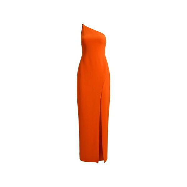 ラルフローレン レディース 衣裳 トップス One-shoulder slit maxi gown Orange