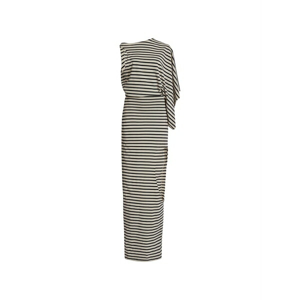 アウェイク 流行り物 レディース 衣装 トップス Asymmetric cut-out maxi dress Neutrals