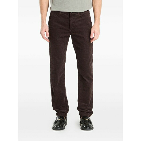 トミー ヒルフィガー メンズ 心地よいズボン下 ボトムス Denton corduroy straight trousers Brown