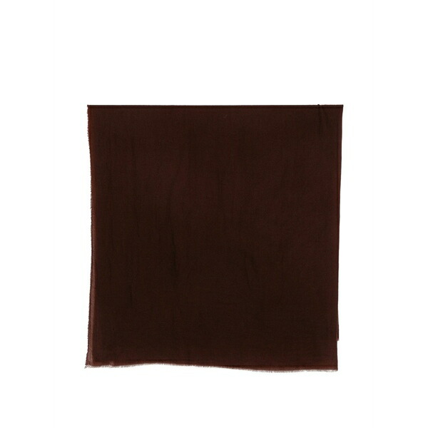 ファリエロ サルティ レディース えり巻き・袈裟・えり巻き 付属物 Frayed-edge scarf Brown