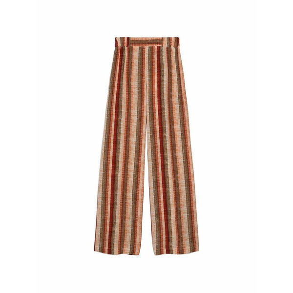 モモン レディース 心地よいズボン下 ボトムス Baccarat printed palazzo pants Orange
