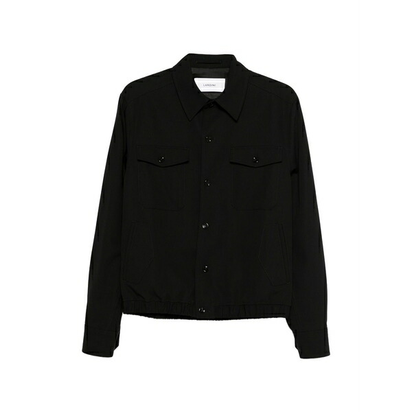 ラルディーニ メンズ 上衣＆上衣 アウター Buttoned pocket jacket Black