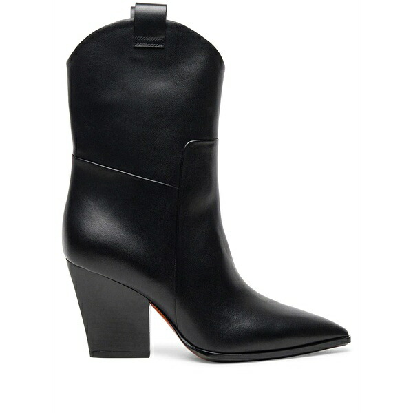 サントーニ レディース ブーツ シューズ Leather boots Black