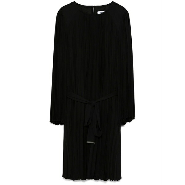 ダナ キャラン ニューヨーク州 レディース 衣裳 トップス Pleated mini dress Black