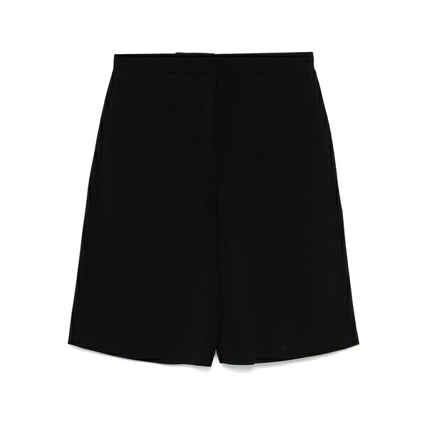 トーテム レディース 心地よいズボン下 ボトムス Knee-length shorts Black
