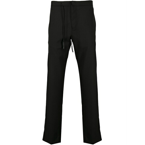 マルタンマルジェラ メンズ カジュアルパンツ ボトムス Four-stitch detail tailored trousers Black｜asty