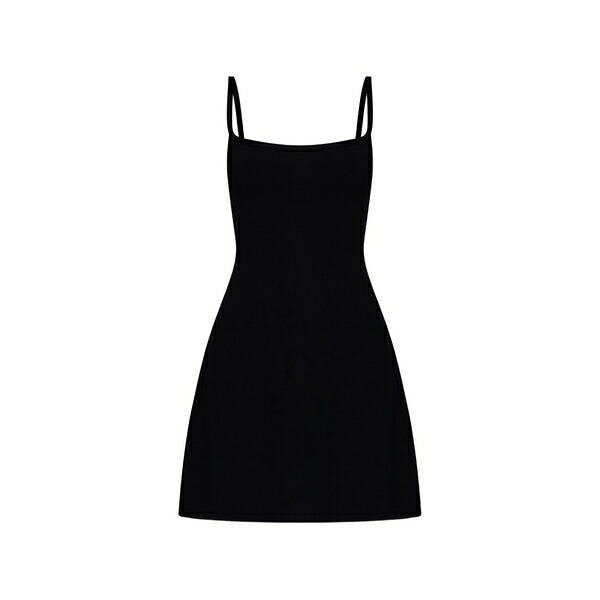 ディースクエアード レディース 衣裳 トップス Flared mini dress Black