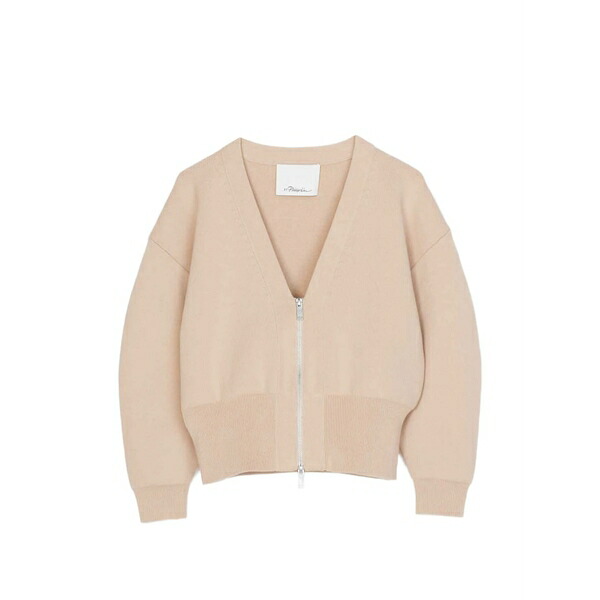 スリーワンフィリップリム レディース ジレー アウター V-neck zip-up cardigan Neutrals