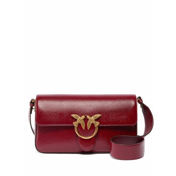 ピンコ レディース ハンドバック 御徒面子 Love one cross body bag Red