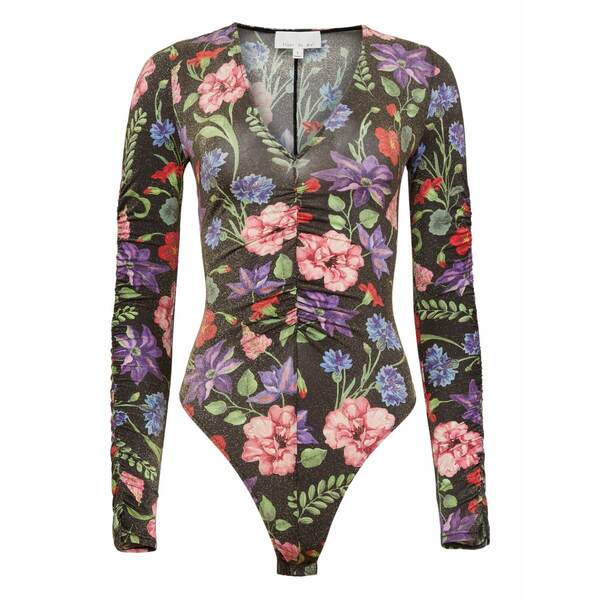 フレーデュマール レディース プルオーバー トップス Wildfleur plunge bodysuit Black