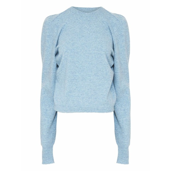 マルタンマルジェラ レディース 編み物\u0026スウェーター アウター Puff-sleeve wool jumper Blue