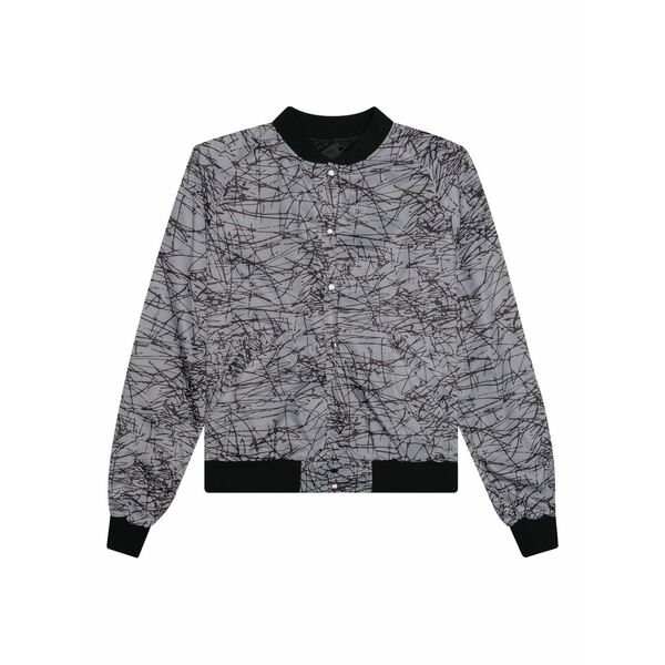 アールティーエー メンズ 上衣＆上衣 アウター Atticus printed bomber jacket Black