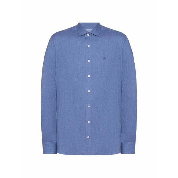 ハケット メンズ プルオーバー トップス Flannel-tape shirt Blue