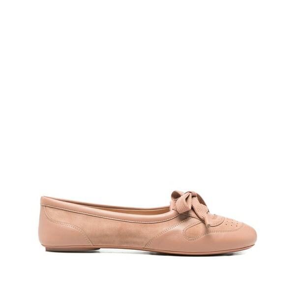 ジャンヴィト ロッシ レディース サンダル シューズ Vault lace-up ballet flats Pink