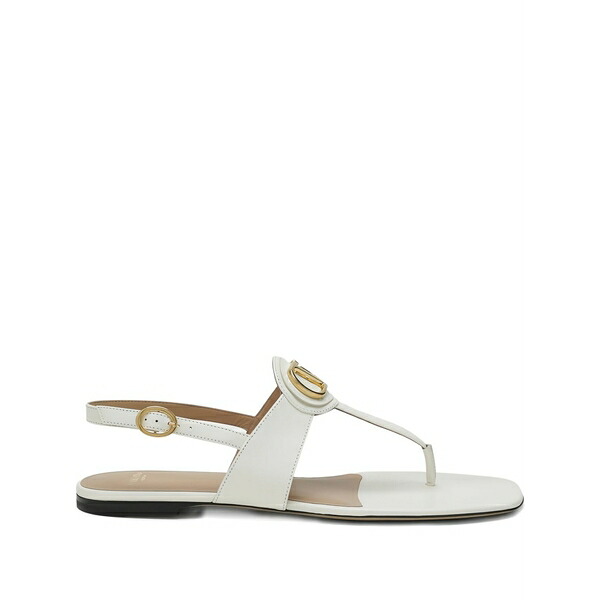 ヴァレンティノ ガラヴァーニ レディース サンダル シューズ Logo thong sandals White