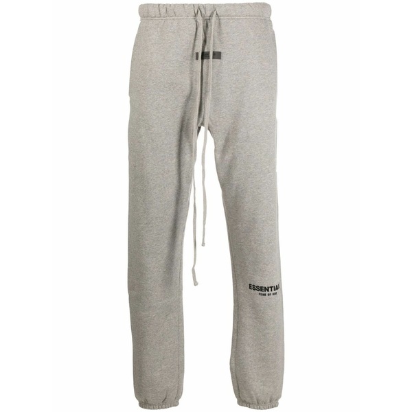 エフオージーエッセンシャルズ メンズ 心地好いズボン下 ボトムス Logo-print track pants Grey