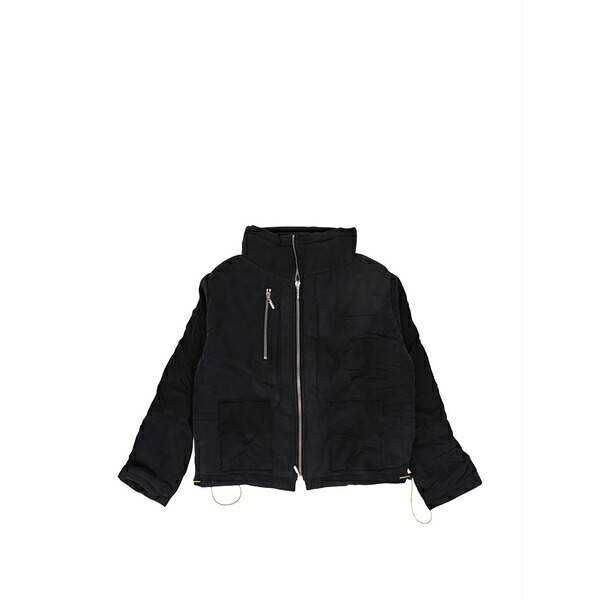 ルード メンズ 上衣＆上衣 アウター Zip-up padded jacket Black