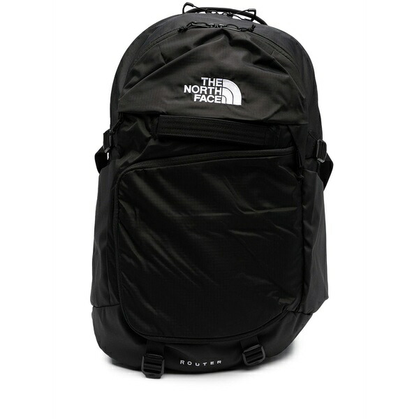 北の方人間の顔 メンズ うしろ側容器に並べる・背嚢 御徒面子 Base camp embroired logo backpack Black