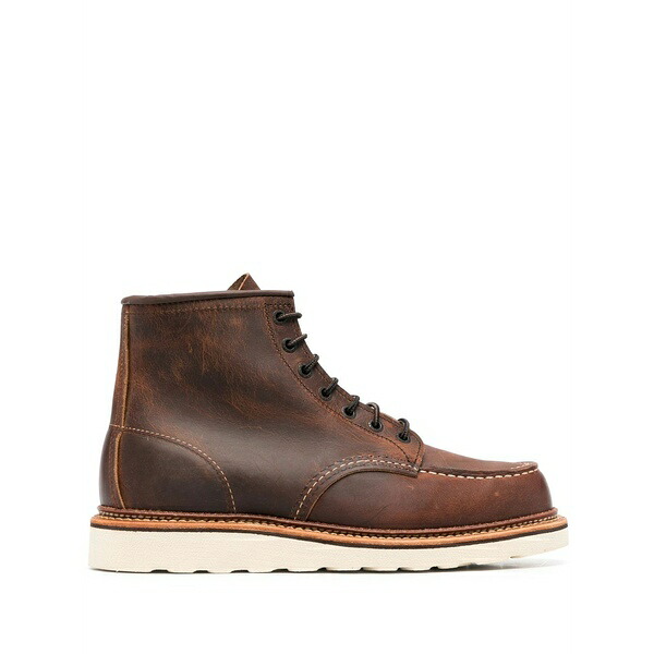 レッドウィング メンズ ブーツ シューズ 1907 heritage work moc toe boots Brown