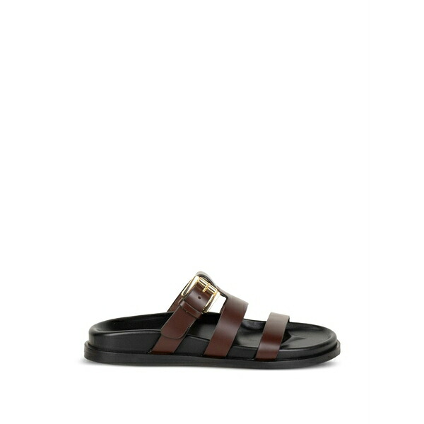 ビビロウ レディース サンダル シューズ Lisy buckle-fastening multi-strap sandals Brown