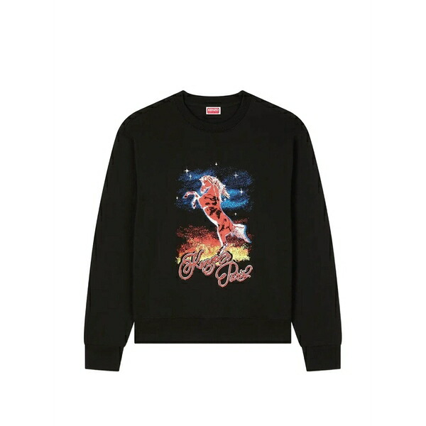 ケンゾー メンズ パーカー・スウェットシャツ アウター Lunar new year sweatshirt Black