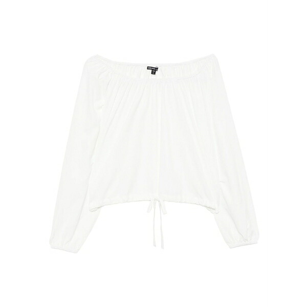 ジェームス 銭入れ レディース プルオーバー トップス Long-sleeved top White