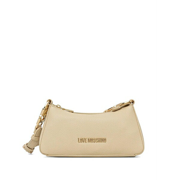 ラブ モスキーノ レディース ショルダーバッグ バッグ Logo-plaque shoulder bag Neutrals｜asty