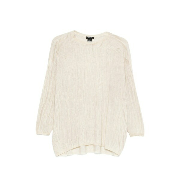 アヴァントワ レディース ティーシャツ トップス Long-sleeve t-shirt  Neutrals